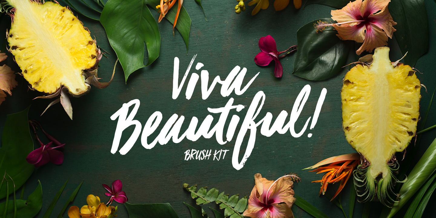 Пример шрифта Viva Beautiful #1